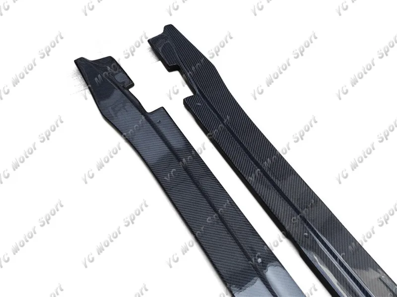 2014-2016 Porsche Panamera 971 YC Design Style Side Skirt Extension Underboard CF (4)