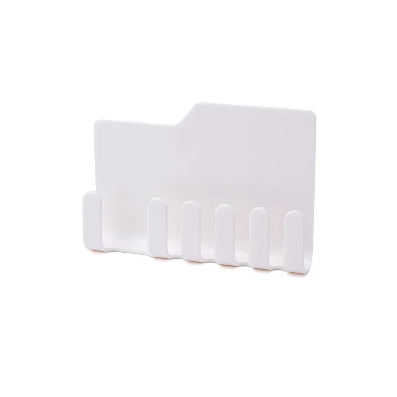 Toothbrush Holder Wall Mounted Stick Rack Toothpaste Hanging Shaving Razor Rack Multifunction Brush Holder (4)