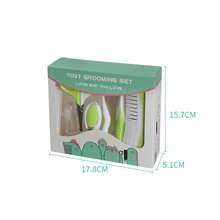 7 шт./компл. многофункциональный для маленьких детей здравоохранения комплект по уходу за ребенком детские Уход за лошадьми Комплект термометр, клиппер с детские туалетные принадлежности для малышей