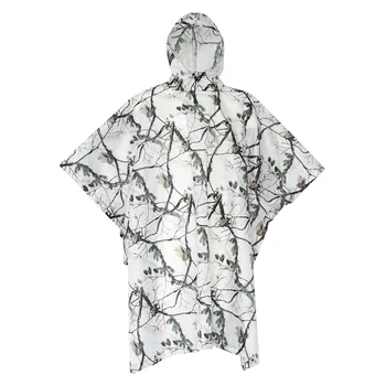 

Fashion Rain Coat Waterproof raincape Army Hooded Ripstop Festival Rain Poncho Military Raincoat Camping Hiking Tool raincoat