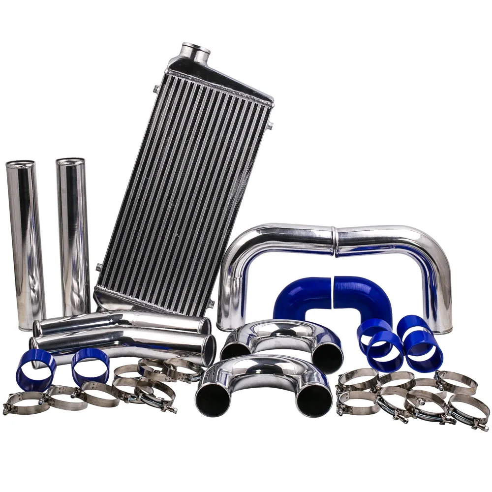 

Universal 600x300x76mm intercooler + 76mm 3" aluminium piping & HOSE kits