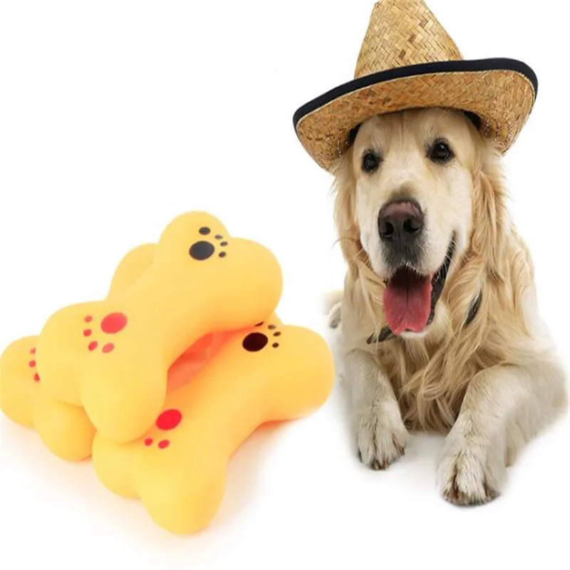 Resistant To Bite Bone Dog Pet Toys Puppy Molars Rubber Play For Teeth Training Thermal Plastic Rubber Pet Dog Toys