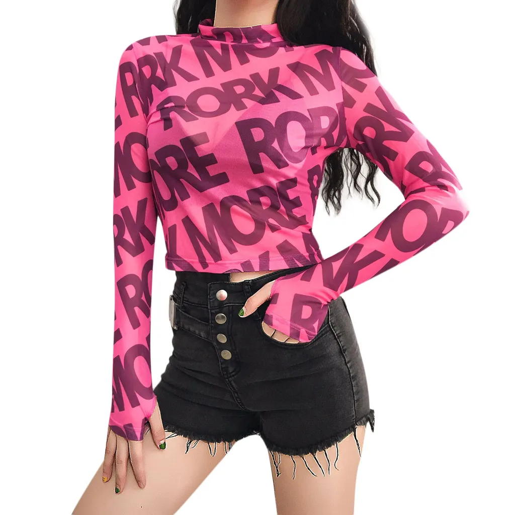 Womail Long Sleeve t-shirt Women Womens Tops 2019 Spring Autumn Tee Shirt o-neck T | Женская одежда