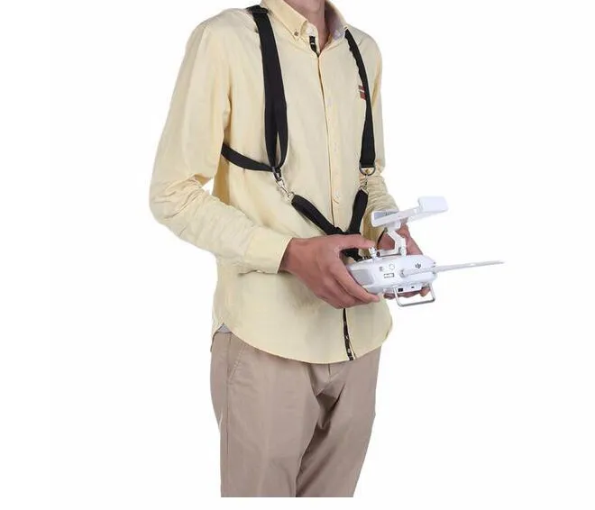 1 Piece Black Polyester Remote Control Transmitter Neck Shoulder Strap For DJI Phantom 2 3 Inspire 1