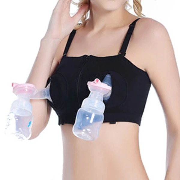 

Comfort Wire Free Breast Pump Without Supporting Soft Breathable Maternity Nursing Bras For Childern Kids Baby