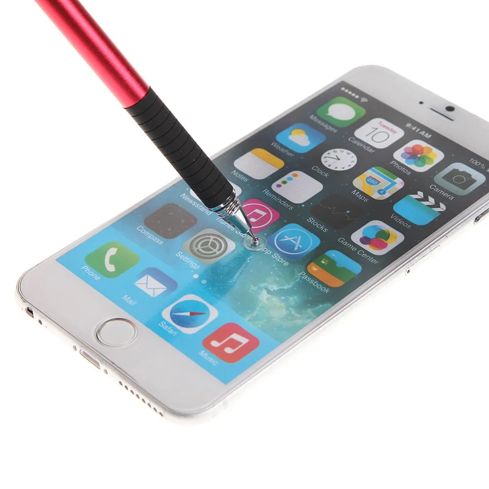 

1PCS Capacitive Pen Phone Tablet Screen Touch Pen Phone Steel Stylus High-Precision Painting Drawing Pen For iPhone iPad Tablet