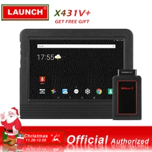 Launch X431 V+ Full System Diagnostic OBD2 Android Wifi Tablet Scanpad Scan Tool with 2 Years Online Update DBScarII Bluetooth