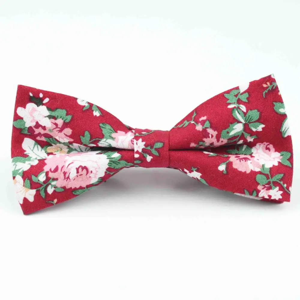 Мужской хлопчатобумажный галстук-бабочка Свадебный джентльменский бизнес галстук-бабочка английский Цветочный Пейсли клетчатый полосатый шейный галстук для женщин обтягивающий галстук - Цвет: 15