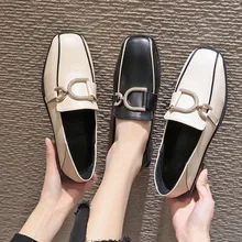 Женская повседневная обувь с блестками; Туфли-оксфорды; Женская рабочая обувь без застежки; лоферы; zapatos mujer; женская кожаная обувь на толстой подошве