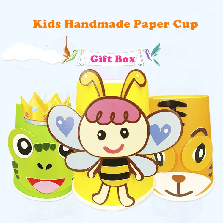 de papel artesanal adesivo material kit crianças