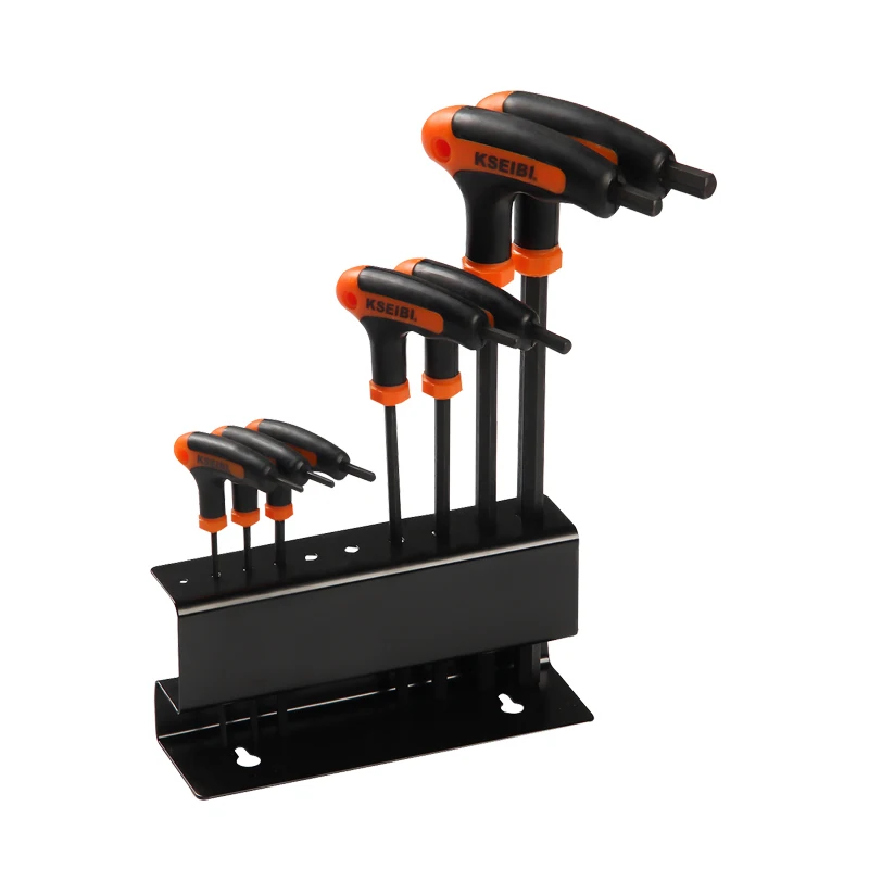 

KSEIBI 201935L-Type Two Way Tamper Proof Hex Allen Key Wrench Set 7-Pc (Hex) Metric Tool Organizers