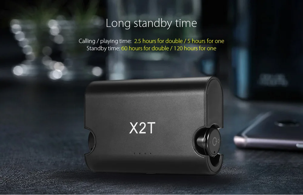 Mini X2T Wireless In-ear Double Bluetooth Headset