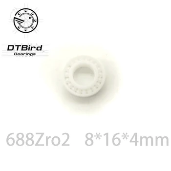

Free Shipping CE688 full ZrO2 balls 8x16x4mm ZrO2 Full Ceramic Bearings Full Complement 688 open 8*16*4 mm