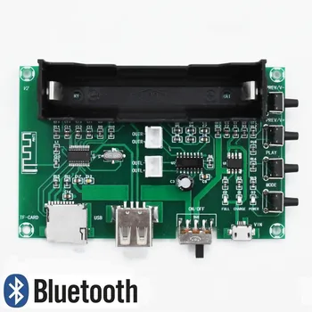 

5W + 5W PAM8403 Bluetooth Digital Lithium Battery Power HIFI Amplifier finished Board for USB SD Card Singing Machine DIY