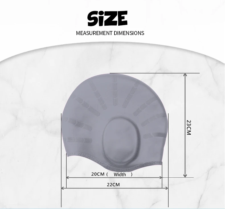 Для женщин, мужчин, детей, детей, для плавания, бассейна, воды, спорта, водонепроницаемый силиконовый, для дайвинга, для плавания, ming cap, для защиты длинных волос, Ушная чашка, шапочка для плавания, s Hat