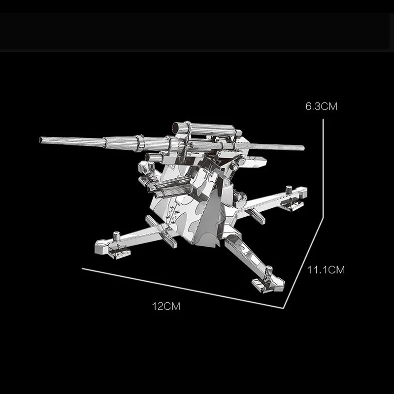 4 шт. набор HK Nan yuan 3D металлический пистолет головоломка военное оружие DIY лазерная