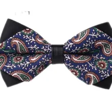 Новое роскошное корейское мужское платье хлопок узор галстук-бабочка жениха цветы мужчины и женщины Подарочная коробка свадебное платье ужин Данк галстук-бабочка