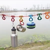 1Pcs Outdoor Camping Aluminum Rope Hanger O type Paracord Rope Buckle Travel Kit Survival Buckle Circular automatic buckle ► Photo 3/6