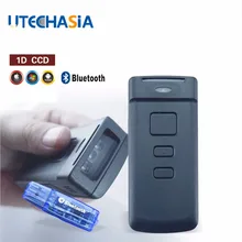 Portable Bar code Scanner PT20 Mini Wireless Bluetooth CCD 1D 150 Scans/Second For Mobile/Tablet/PC Black