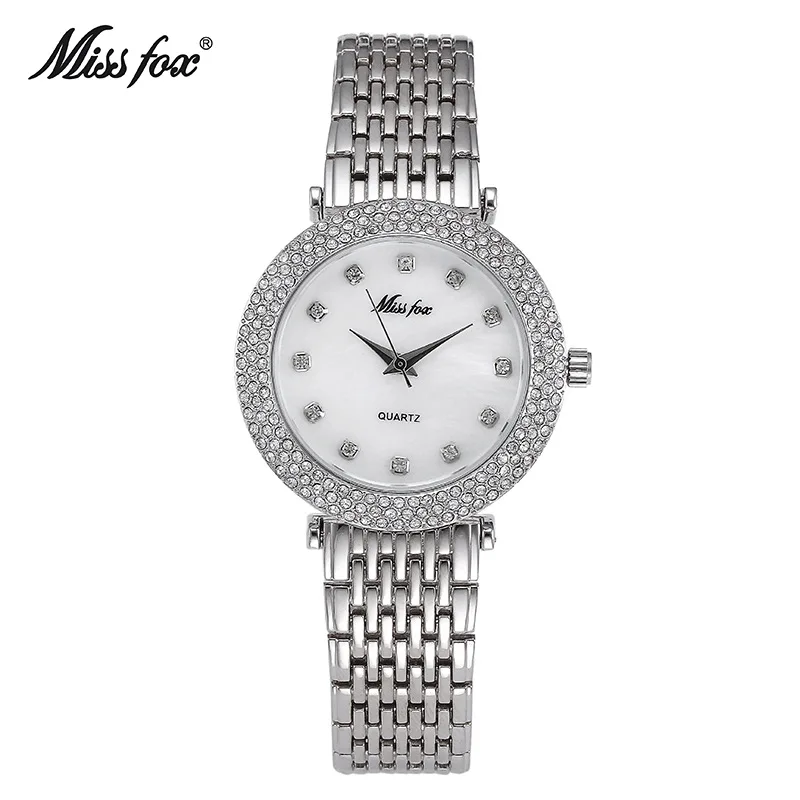 Miss Fox роскошные часы Женские Золото знаменитой марки модный дизайн дамские часы женские наручные часы Relogio Femininos Hodinky