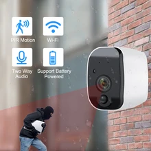 Уличная 1080P HD WiFi камера двухсторонняя аудио поддержка литиевая батарея беспроводная ip-камера Водонепроницаемая камера видеонаблюдения низкая мощность