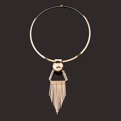 Для женщин Цепочки и ожерелья ожерелье с кисточками Подвески новый ювелирный 2017 Viage Чокеры модное ожерелье Для женщин популярные