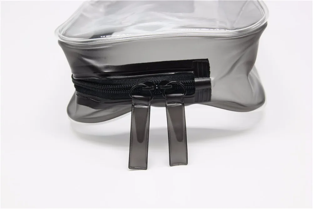 2PC Clear Transparent PVC Travel Toiletry Bag Set (7)