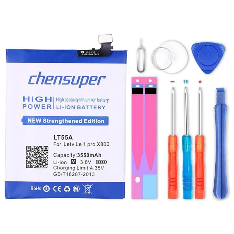 

chensuper 3550mAh LT55A battery For Letv Le 1 pro X800 Le one pro X800 Batteries