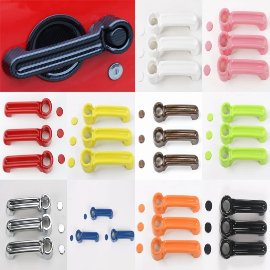 Newest Grab Handle Covers Trim Exterior Styling Mouldings ABS For Jeep
