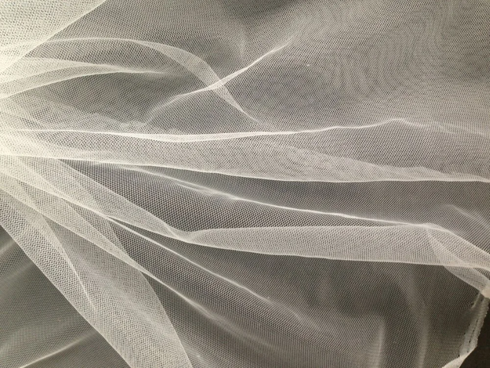 pure white,165cm width 20meters , fine mesh tulle , gentle soft transparent  mesh fabric, for wedding, tutu, veil , chair deco