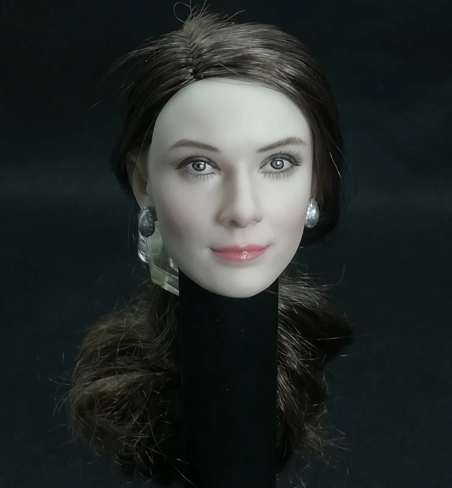 Коллекция 1/6 Scale голова Одри Хепберн с натуральными волосами подходит для 12
