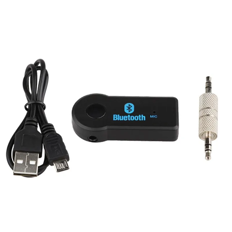 Mini Wireless Bluetooth Receiver 3.5mm Jack Bluetooth Car Kit Audio Sound Music  Adapter Cable With Mic For Speaker Headphone - Speakers - AliExpress