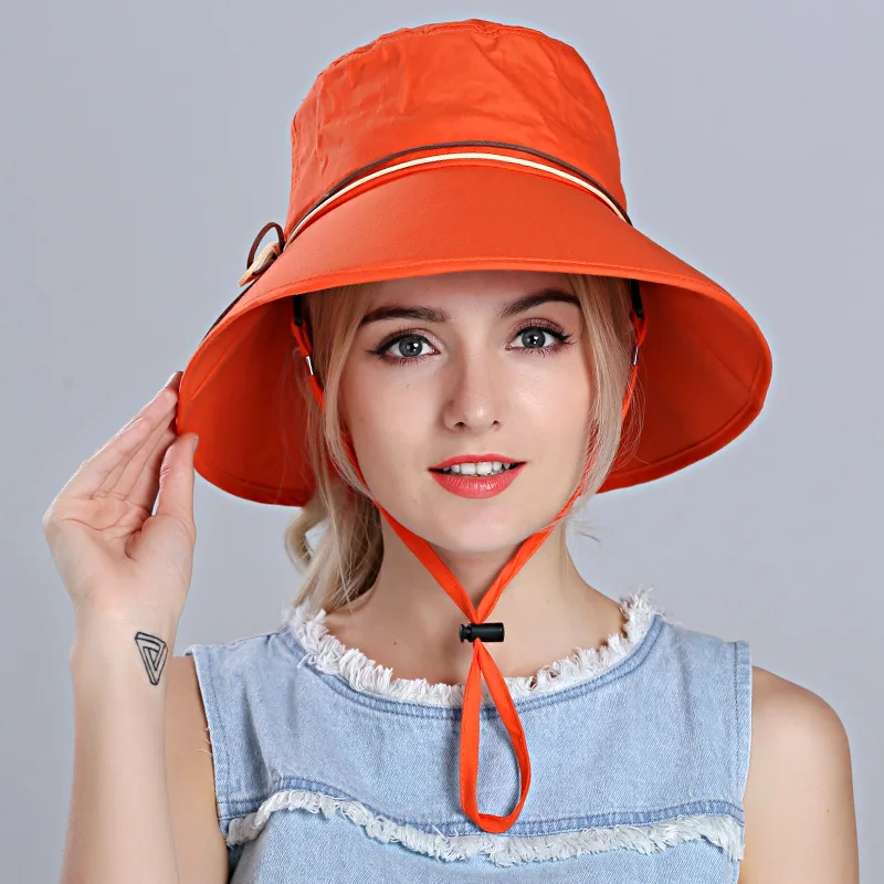 Lady Sunscreen Hats Girls Sunshade Cap Students Leisure Wide Brim