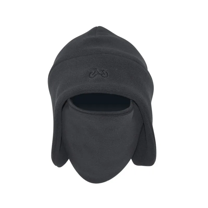 Hiking Camping Thermal Fleece Hat Hooded Neck Warmer Winter Sports Face Mask for Men Bike Helmet Beanies Masked cap