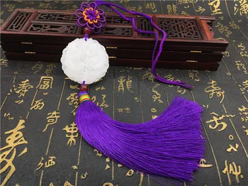

China handicraft Longfeng Jade Brand tassels hanging on the waist Hanfu placket accessories