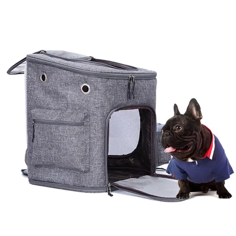 

1Pc Foldable Pet Carrier Bag with Mesh for Small Dogs Cats Puppies Dog Carrier Backpack Nylon