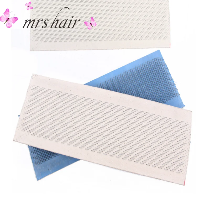 

Hair Drawing Mat For Bulk Hair Extension Tools Hair Extensions Drawing Card(Skin Pad) With Needles 24cm x 9cm
