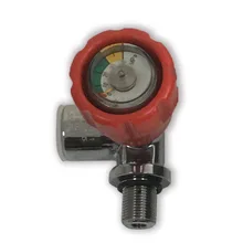 AC911 Scuba Red Valve Thead M18*1.5 For Pcp Rifle Paintball Tank /Gas Cylinder 4500Psi Gas Cylinder Valve Air Rifle Acecare