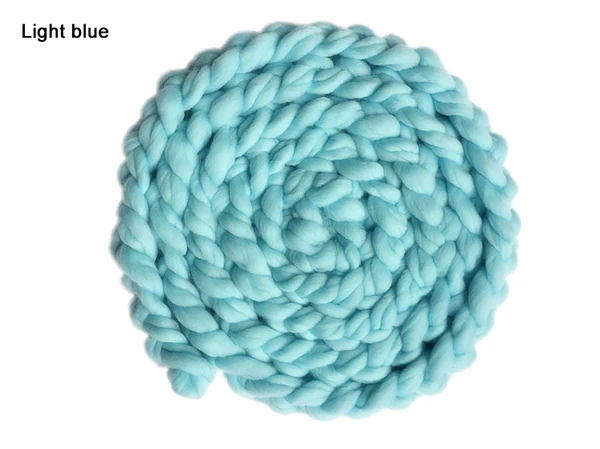 Newborn Photography Props Baby Photo Blanket 3.4M Infant Long Basket