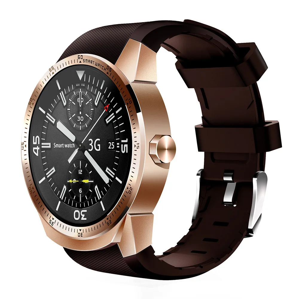 

Bluetooth 3G Support SIM Android Smart Watch 400mAh Long Standby MP3 Call Phone GPS 4GB Dual Core Smartwatch