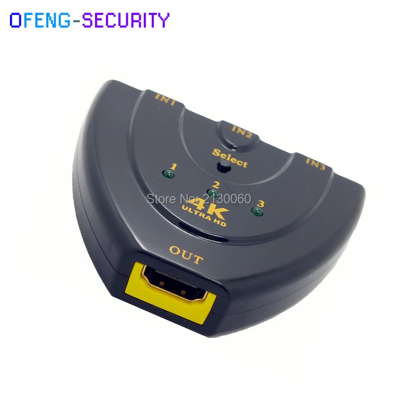4K2K 3D Mini 3 Port HDMI Switch 2