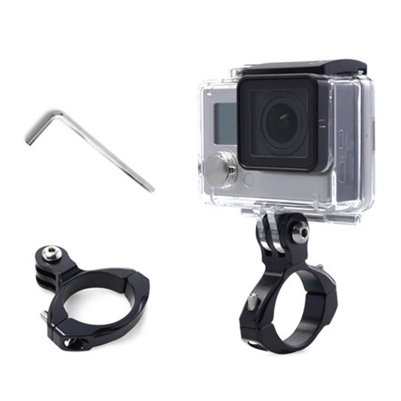 

31.8mm Bike Bicycle Clip Holder Action Camera Handlebar Seat Mount Clamp for GoPro Hero5/4 19ing