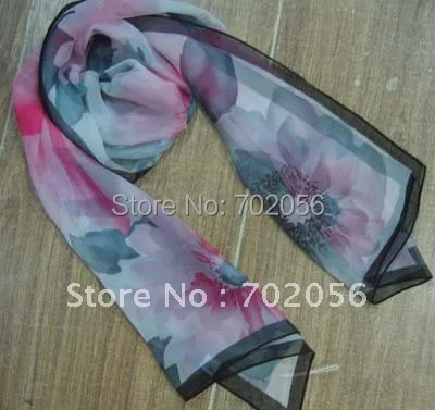 100% шелк чувство полиэфирные весна лето шарф платок Обёрточная бумага шарф Шарфы для женщин neckscarf 20 шт./лот #1971