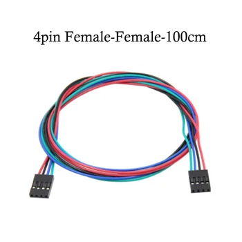 

4pin Connector Female to Female DuPont line cable jumper RGB Connector PCB Adapter for 3D printer Arduino main board module