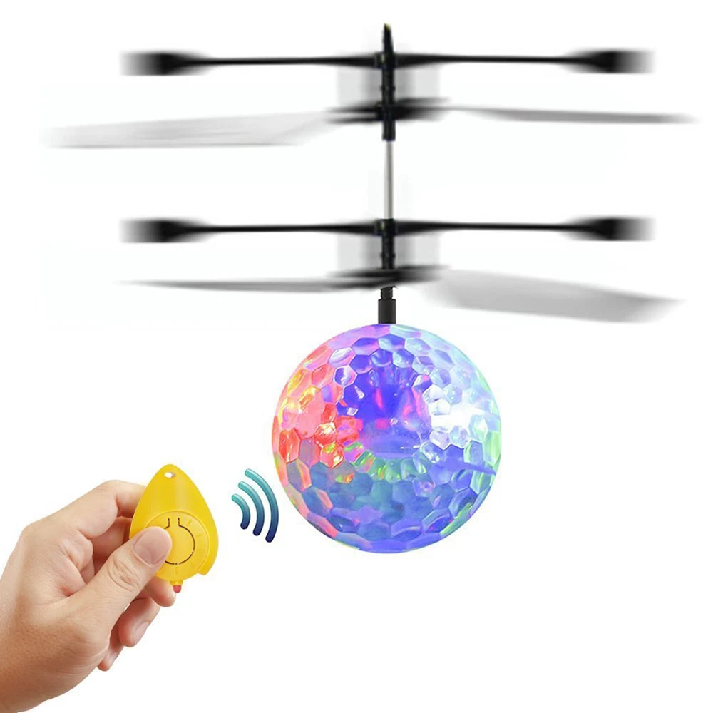 Magic RC Flying Ball Drone Helicopter Built-in Shinning LED Lighting Toy for Kids Teenagers Gift Colorful Flyings | Игрушки и хобби
