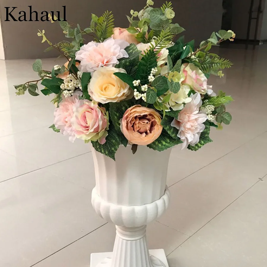 

peonies artificial silk roses flower large flower balls for wedding decoration table centerpieces flower shop window accessories