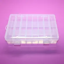 YuXi 1 шт. Высокое качество 24 корпус толстый супер большой элемент коробка Частей Коробка IC коробка чип коробка инструмент для ремонта