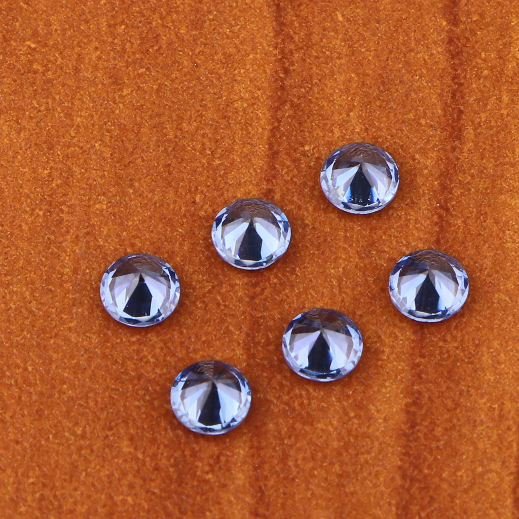 100pcs Zircon Diamond Crystal Faceted Loose Spacer Beads DIY Wedding Party 4mm Jewelry Charms Pendants Decorations