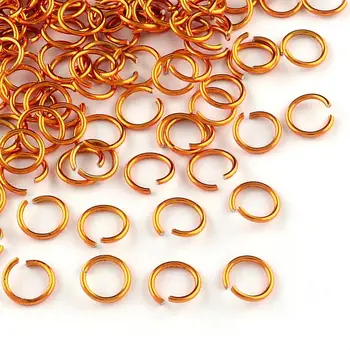 

Aluminum Wire Open Jump Rings 6x0.8mm Jewelry Findings 20Colors about 430pcs/10g