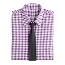 100% хлопок Для мужчин s Gingham Dress Shirt пользовательские Mad клетчатая рубашка, классические брюки Для мужчин s клетчатые рубашки для Для мужчин